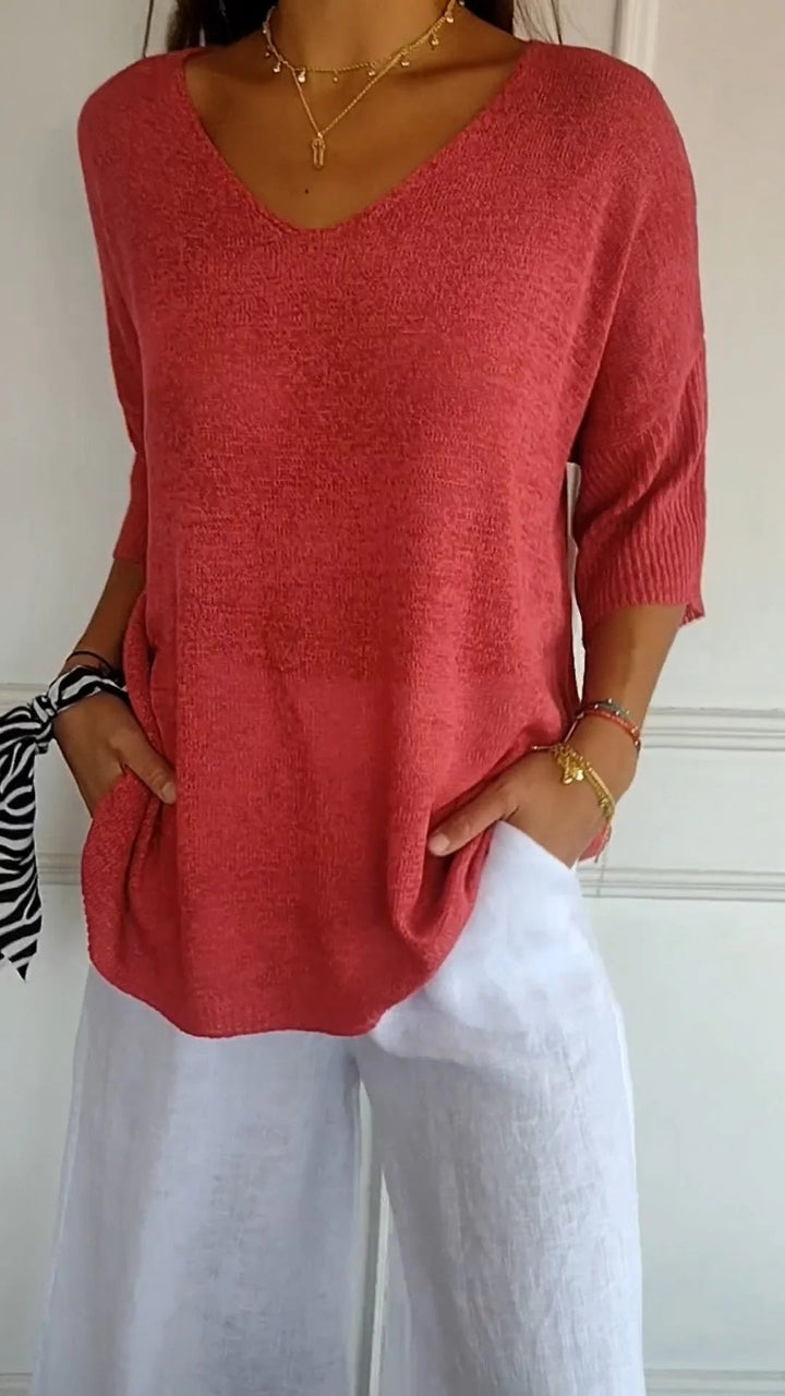 Mitzi - V-Neck Top