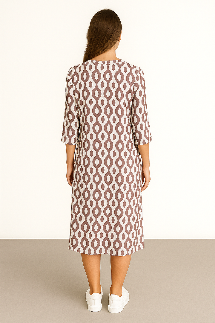 Andrea – Printed Midi Dress