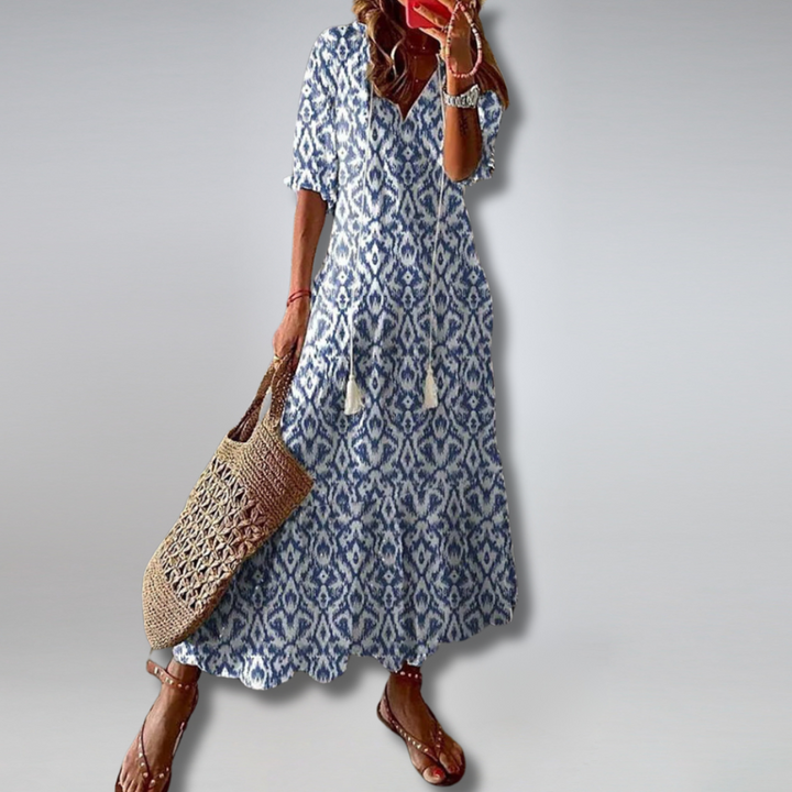 Nancy - Boho Tummy Coverage Dress