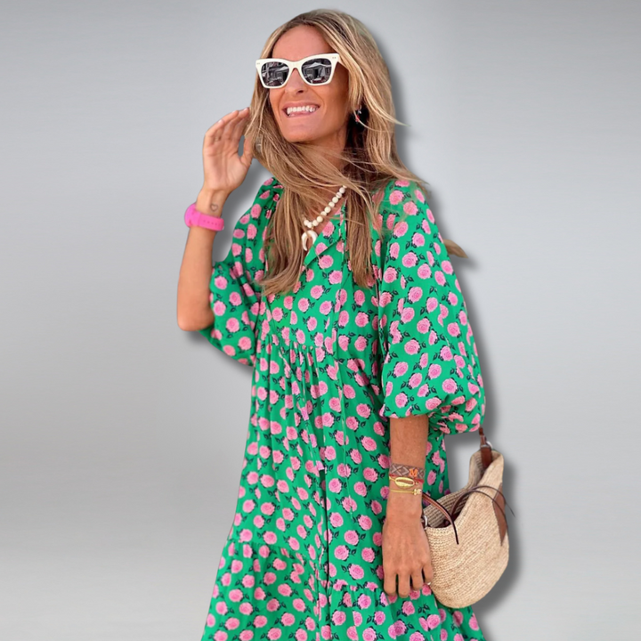 Madeline Colourful Summer Dress