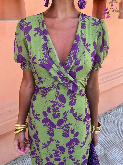 Rhiannon – Sophisticated Summer Midi Dress